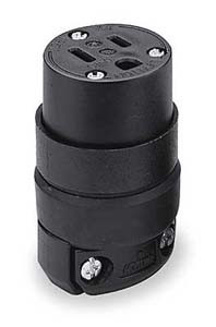 Leviton 515-CR - 15A 125V 2P 3W Straight Blade Connector leviton 15a 125v wiring diagram 