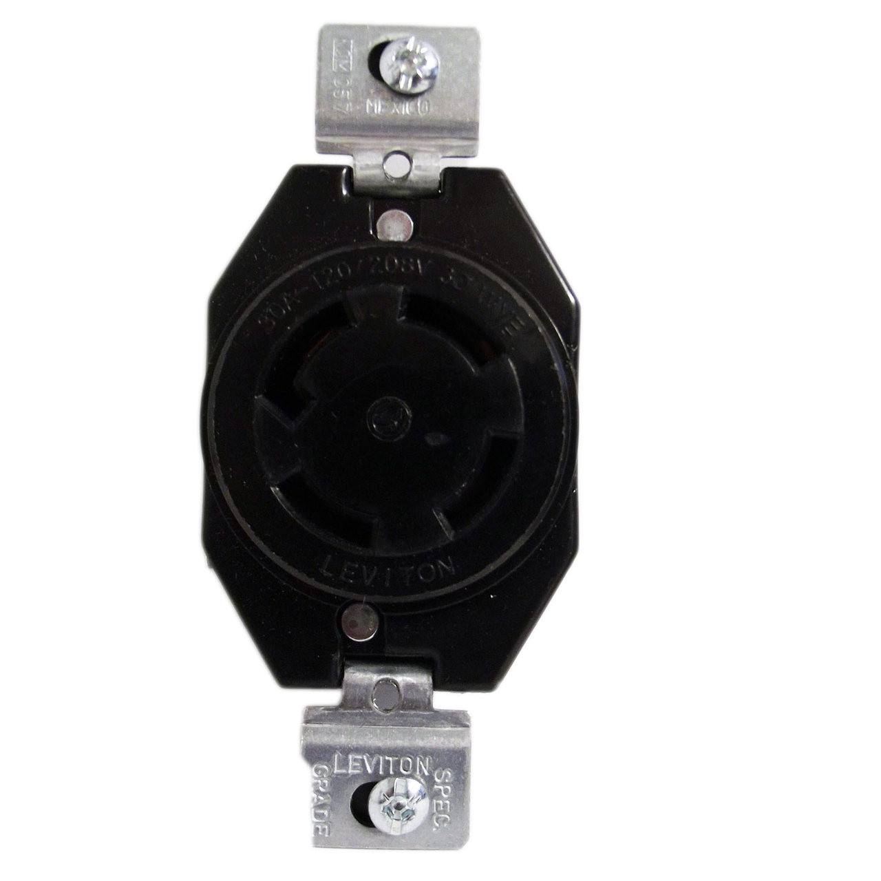 Leviton 3430 Flush Mounting Locking Receptacle