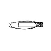 Leviton L9502 - Single U Eye Single Weave Closed Mesh Support Wire Mesh Grip (.620 - .740)