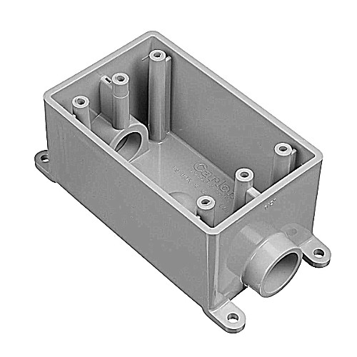 Carlon E981efn 3 4 1 Gang Rigid Non Metallic Conduit Switch Box Fsc