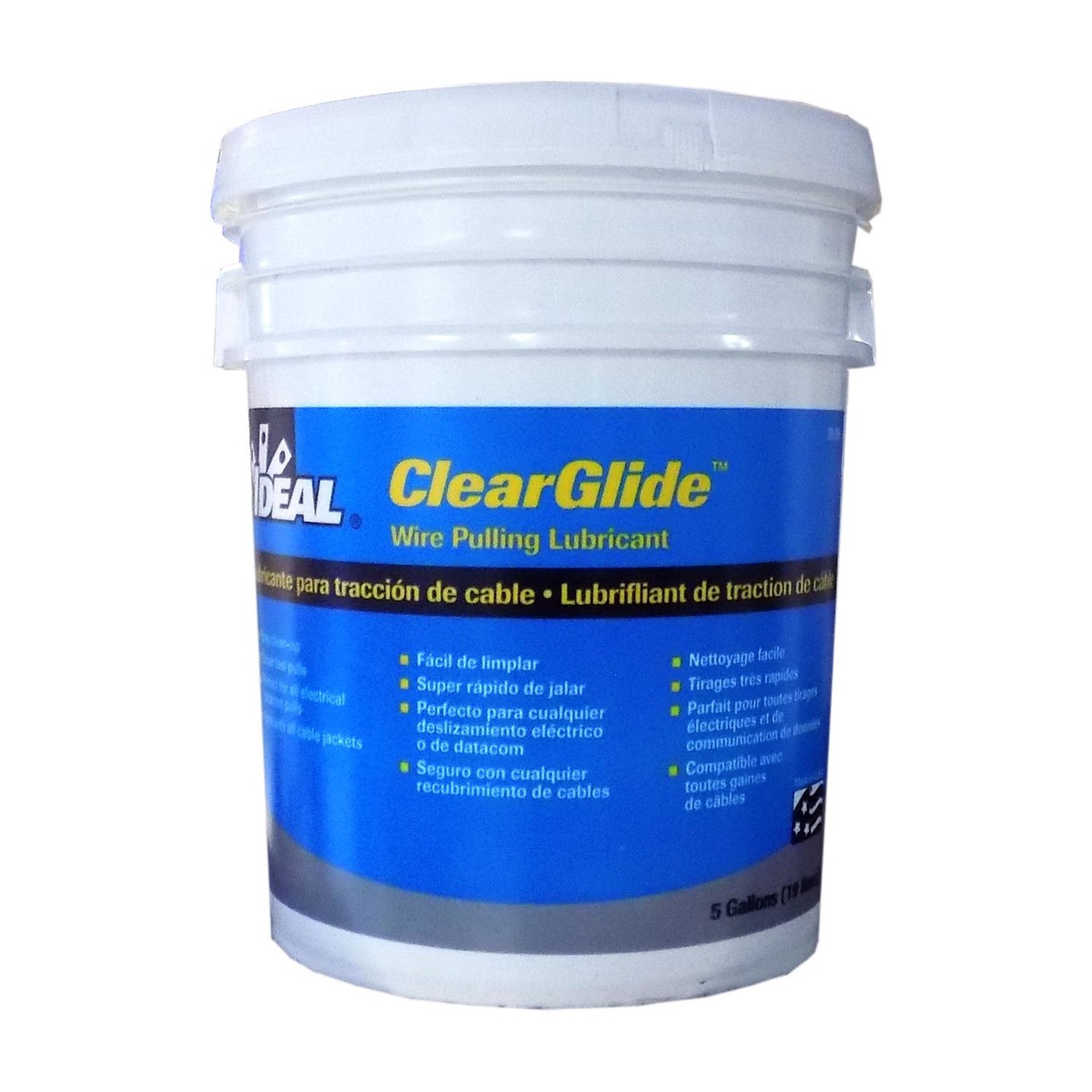 Ideal 31385 ClearGlide Wire Pulling Lubricant 5 Gallon Bucket
