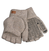 Kinco 5210-L - Lined Half Finger w/ PVC Dots Ragg Wool Gloves