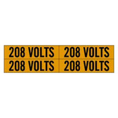 Brady 44206 - 4/Card 208 Voltage Marker