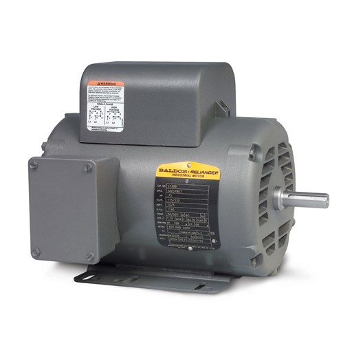 Baldor L1408t 3hp 1ph 1725rpm Frame 184t Open