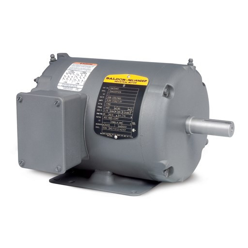 Baldor Motor Aom3554t 1 5hp 3ph 1725rpm Frame 145t Teao