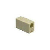 Philmore TEC34 - 4 Conductor Modular cord extension coupler (Ivory)