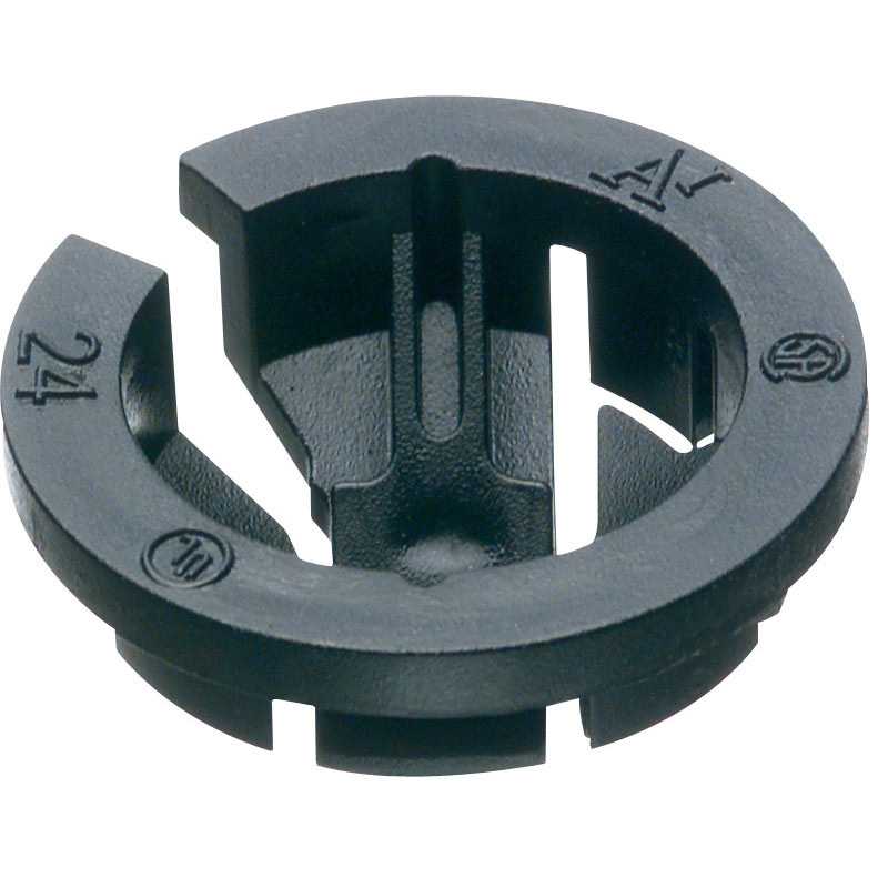 Arlington NM95 3/4" Black Button Plastic PushIn Connector For NM Cable