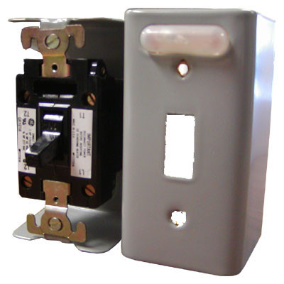 GE CR101Y 115//230 V 1 Pole Single Speed Manual Motor Starter Without Enclosure