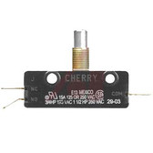 Cherry E13-00M - SPDT Metal Button Ferrule Mount Switch