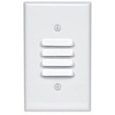 Leviton 84080-40 - 1-Gang Stainless Steel Louvre Device Wallplate
