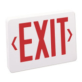 Nora Lighting NX603-LED/R - LED Exit Sign with Battery Backup,White Housing with Red Letters