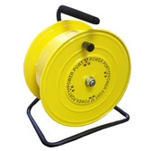 Power Port MHC38150ORS - Air Hose Caddy With 3/8 IN X 150 FT Yellow PVC Hose