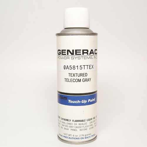 Generac 0A5815TTEX Touch Up Gray Texture Spray Paint 6 oz.