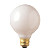 Bulbrite 40G25WH3 -  40 Watt 120V White Incandescent Globe Bulb