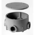 Thomas and Betts 1/2 PVC X - Conduit Body & Cover with 1/2 Socket Outlets