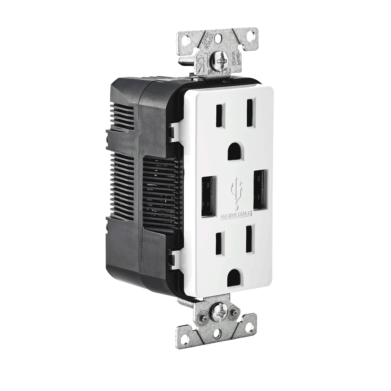 Leviton T5632 - USB Charger/Tamper-Resistant Duplex Receptacle