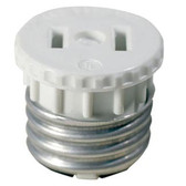 Leviton 125 - 2-Wire 2-Pole Lampholder to Outlet White
