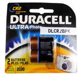 Duracell CR2 - Lithium 3V Photo Batteries - 2 Pak