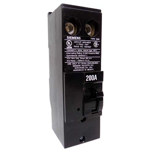 Siemens QN2200R 200 Amp 2 Pole 240V Circuit Breaker