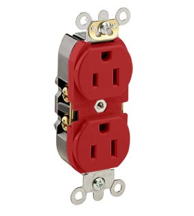 New Leviton Brown INDUSTRIAL SLIM BODY Receptacle Duplex Outlet 5-15R 15A 5262-S