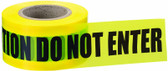 Ideal Barricade Tape CAUTION DO NOT ENTER Yellow 3 Inch X1000 Foot 2 Mils