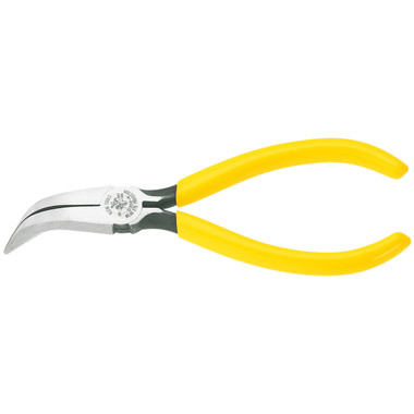KLEIN TOOLS Curved Long-Nose Pliers, Bent Nose