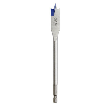 IRWIN SPEEDBOR Spade Bit, 9/16 In D, 6 In L, I/4 Shank