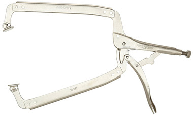 Wright Tool 9V18SP, Locking C-Clamp Pliers w/pads 4" (Vise Grip #4SP)