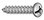 Pan Head Combo Sheet Metal Screw 12 x 3"
