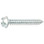 Hex Washer Head Sheet Metal Screw 8x 1"