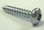 Square Drive Round Head Sheet Metal Screw 8 x 1-1/4"