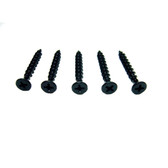 Particle Board Wood Screw Black Finish 8 x 1-1/8" (100 Pack)