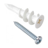 EZ Anchor Kit #6 Plastic SQ/ Phillips Combo Screw (100 Pack)