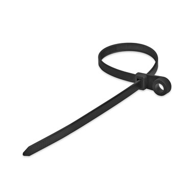 Cable Ties Mounting Eyehole 14"/75lbs. Blk.