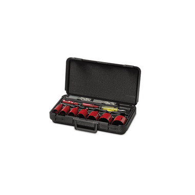 Hole Saw Kit, Plumbers 9 pc kit, w/Arbors Attached (123518)