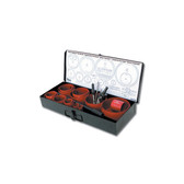 Hole Saw Kit - Deep Cut Maintenance 16 pc kit, w/Arbor Attached (123488)