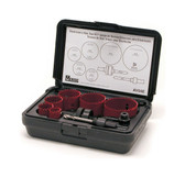 MK MORSE Hole Saw Kit, 9 PC (AV04E)