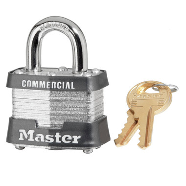 MASTER LOCK Padlock, Different Key (1A376)