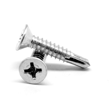 Philips Flat Self Drilling Screw #8 x 2"