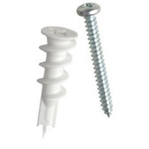 EZ Ancor Kit #8 Plastic Phillips/Slot Combo Screw