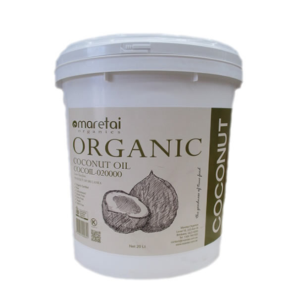 Cold pressed organic certified coconut oil - product of Sri Lanka