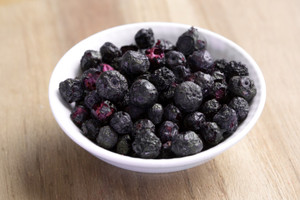 100g ORGANIC WILD Freeze dried Blueberries  - Whole 