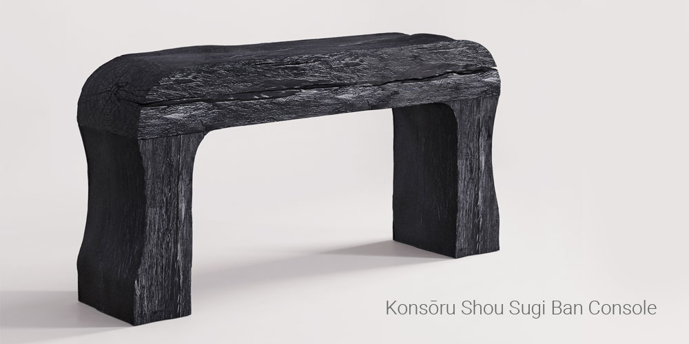 Konsōru Shou Sugi Ban Console