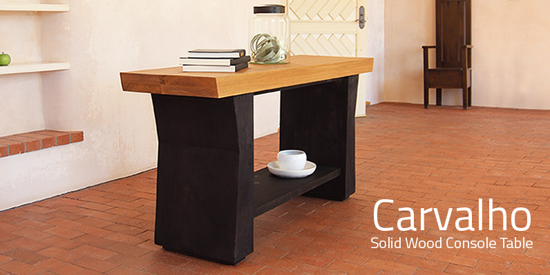 Carvalho Solid Wood Console Table