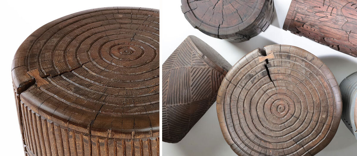 Carved Logs