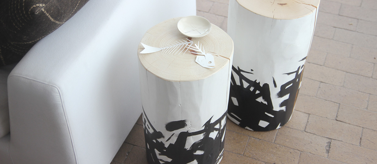 Hand Painted Art Table Collection