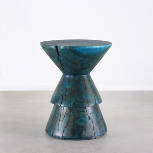 Kali Side Table
15.5 dia x 20 H inches
Azure Blue Finish
Sealed Topcoat