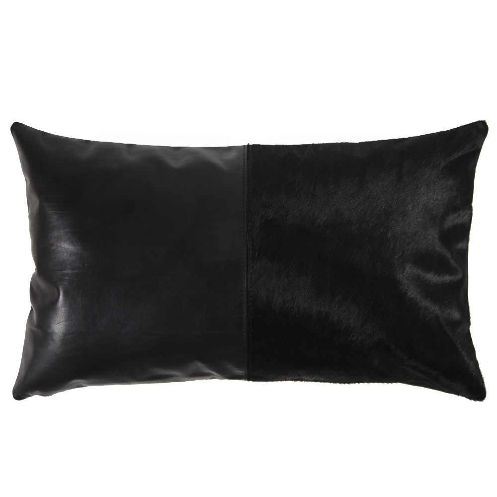 Duality Black Pillow
10 x 18 inches
Leather, Cowhide Duality Black Pillow
10 x 18 inches
Leather, Cowhide