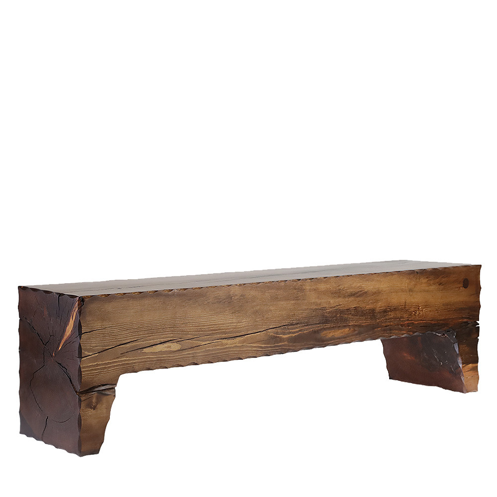 Spanish Craftsman Wood Bench | Pfeifer Studio