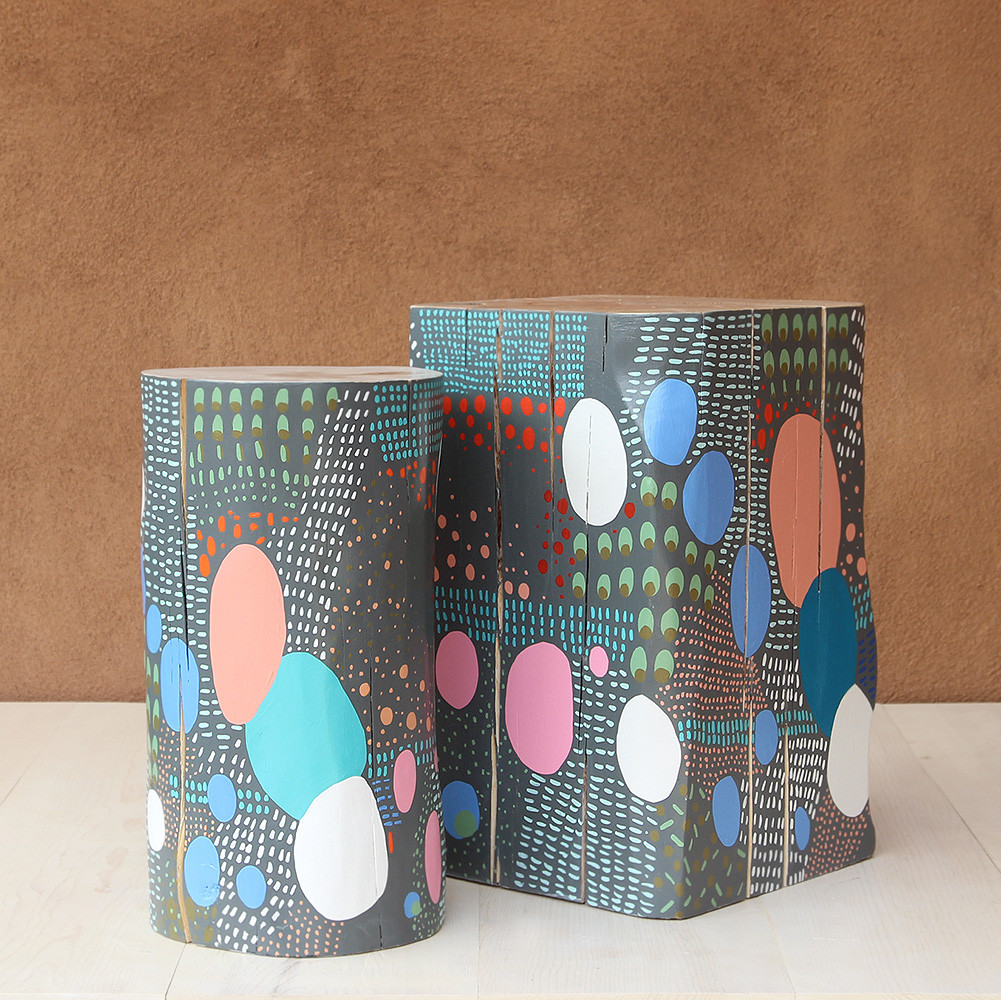 La Condesa Hand Painted Tables
12 dia x 22 H inches
15 x 15 x 24 H inches La Condesa Hand Painted Tables
12 dia x 22 H inches
15 x 15 x 24 H inches